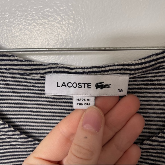 Lacoste Cropped Tank Top - Picture 2 of 3